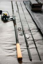 Hengel „Zeus” 300 cm - 10/80gr + haspel 4000 + 30/100 nylon, Ophalen of Verzenden, Nieuw, Complete set