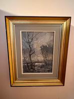 Schilderij Emile Lammers 20x15, Antiek en Kunst, Ophalen