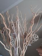 Harten met witte krultakken, Huis en Inrichting, Woonaccessoires | Droogbloemen, Ophalen