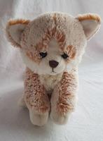 Knuffel kat bruin 17H 20L, Kinderen en Baby's, Speelgoed | Knuffels en Pluche, Ophalen of Verzenden, Gebruikt, Poes