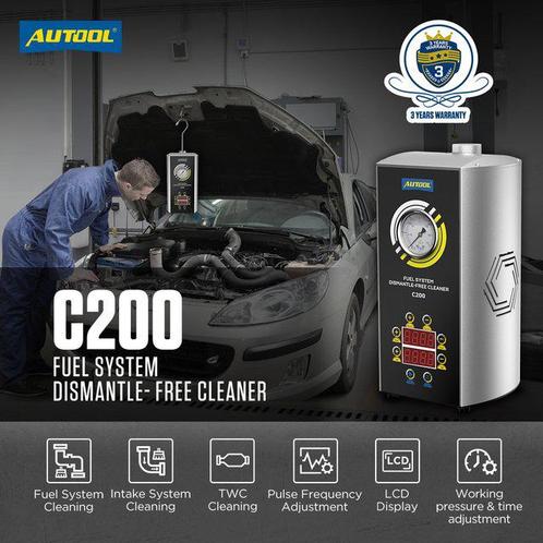 Machine de nettoyage d'injecteur automatique Autool C200, Autos : Divers, Outils de voiture, Enlèvement ou Envoi
