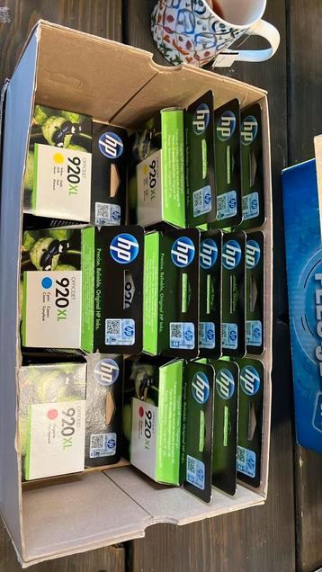 HP cartridge 920XL geel / blauw / magenta beschikbaar voor biedingen