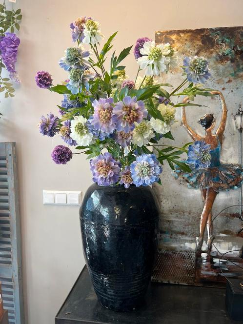 Zijden boeket middel, Huis en Inrichting, Woonaccessoires | Kunstplanten en Kunstbloemen, Nieuw, Ophalen