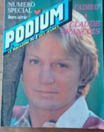 CLAUDE FRANCOIS // Podium hors série// 11 maart 1978//, Enlèvement ou Envoi, Journal ou Magazine
