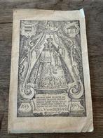 Carte de prière OLV Van Bijstand Kapel Diest 1945, Enlèvement ou Envoi, Image pieuse