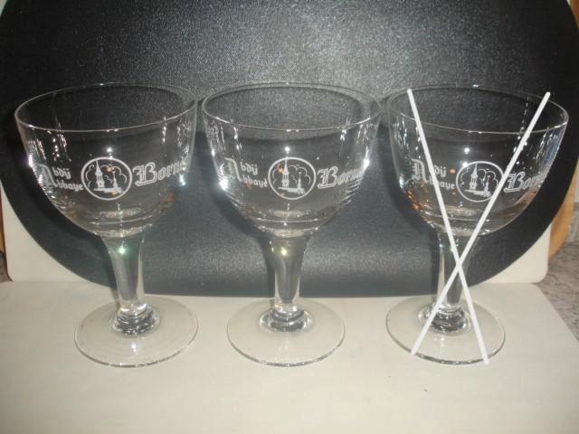 Oud bierglas Abdij Bornem, 33cl, Collections, Marques de bière, Comme neuf, Verre ou Verres, Autres marques, Enlèvement ou Envoi