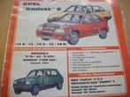 revue technique opel kadett E essence de 1984-1985, Livres, Opel, Utilisé, Enlèvement ou Envoi, RTA