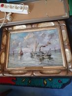 Belle peinture marine d'Henri Arden. Et certificat., Ophalen