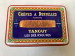 Boîte vintage « Crêpes à dentelles » + biscuits anglais, Biscuits, Utilisé, Enlèvement ou Envoi
