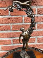 bronzen Art sculptuur dansers man en vrouw, Antiek en Kunst, Kunst | Beelden en Houtsnijwerken, Ophalen of Verzenden