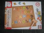 Janod nagelspel alfabet in prima staat 3-8 jaar, Enlèvement ou Envoi, Utilisé, Autres types