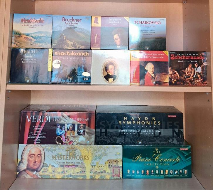 grote verzameling klassieke muziek, Cd's en Dvd's, Cd's | Klassiek, Gebruikt, Ophalen