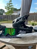 Full face helm + goggels, Ophalen of Verzenden, Gebruikt, M