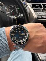 Seiko Automatic  24 jewels  100 meters, Ophalen, Staal, Polshorloge, Zo goed als nieuw