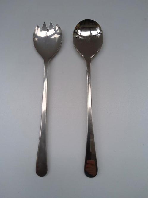 Verzilverd slacouvert + 2e bestek gratis., Antiek en Kunst, Antiek | Zilver en Goud, Ophalen of Verzenden