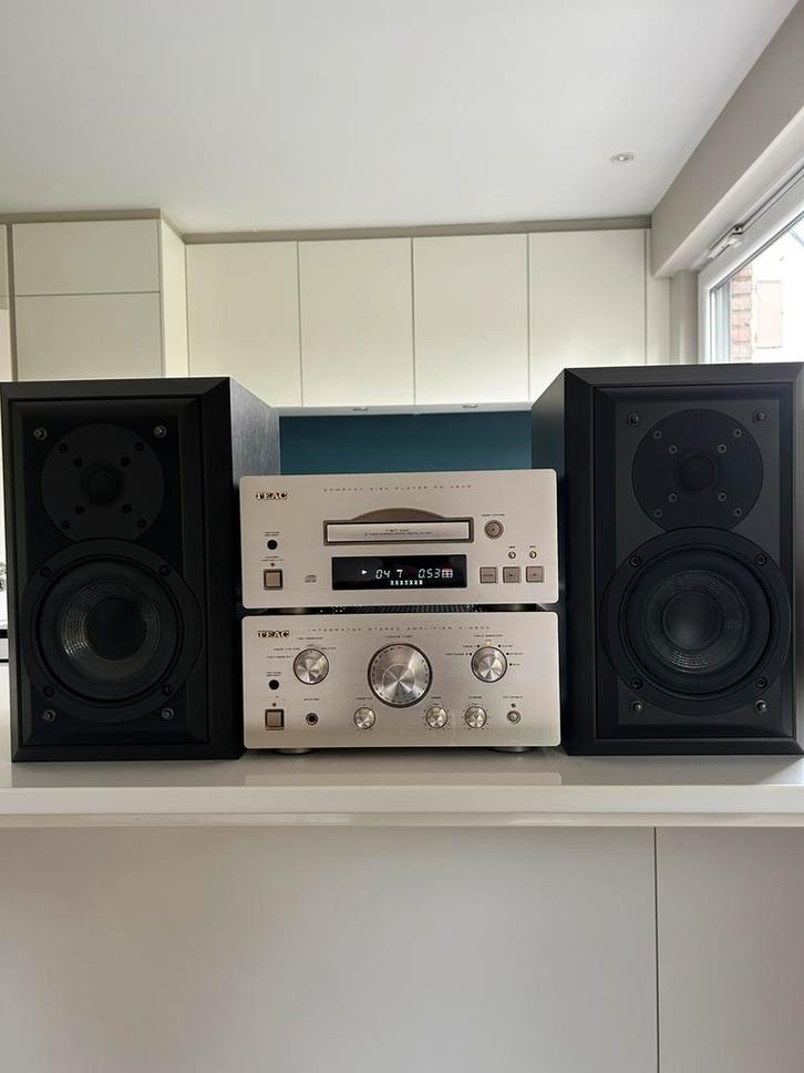 TEAC AH500 Versterker & PD H500 cd-speler plus luidsprekers, Audio, Tv en Foto, Stereoketens, Zo goed als nieuw, Cd-speler, Ophalen