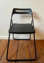 3 zwarte IKEA NISSE vouwstoelen in goede staat, Huis en Inrichting, Stoelen, Ophalen, Drie, Zwart, Metaal