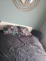 Malm twijfelaar 140 op 200, Huis en Inrichting, Slaapkamer | Bedden, Ophalen, Verstelbaar, Wit, 140 cm