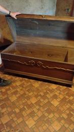 antieke grote houten linnenkist, Ophalen