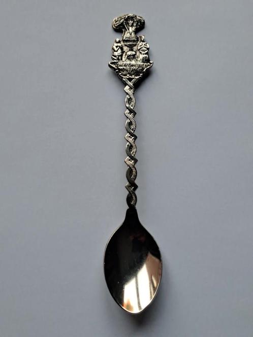 Antiek souvenirlepeltje Scherpenheuvel- Montaigu, Antiek en Kunst, Antiek | Bestek, Ophalen