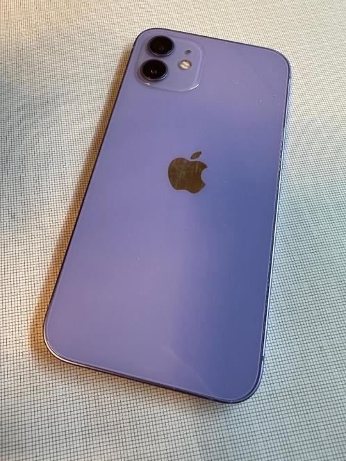 iPhone 12 64GB - paars, Telecommunicatie, Mobiele telefoons | Apple iPhone, Gebruikt, 64 GB, Zonder abonnement, Zonder simlock