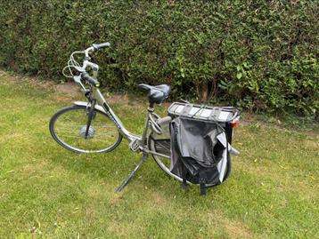 Dames fiets electrisch, Ophalen