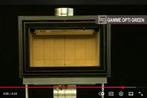 Cheminée encastrée OPTI - IF- DESIGN 800 vert/Bodart & Gonay, Maison & Meubles, Cheminées, Enlèvement, Utilisé, Encastré, Cheminée au bois