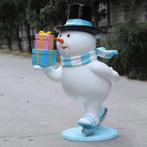 Skating Snowman Family – Sneeuwpop 111 x 81 x 172 cm, Ophalen, Nieuw