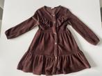 Robe en velours marron taille 122, Robe ou Jupe, Enlèvement ou Envoi, Comme neuf, Zara