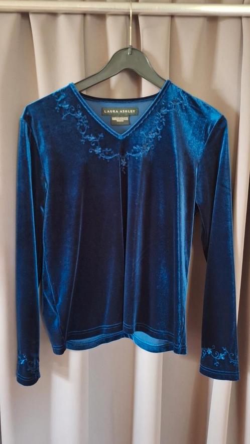 Dames topje blauw avondkleding maat M uit polyester, Kleding | Dames, Topjes, Zo goed als nieuw, Maat 38/40 (M), Blauw, Lange mouw