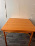 bamboe uitschuifbare tafel 90x90 of 90x180, Huis en Inrichting, Ophalen, Zo goed als nieuw