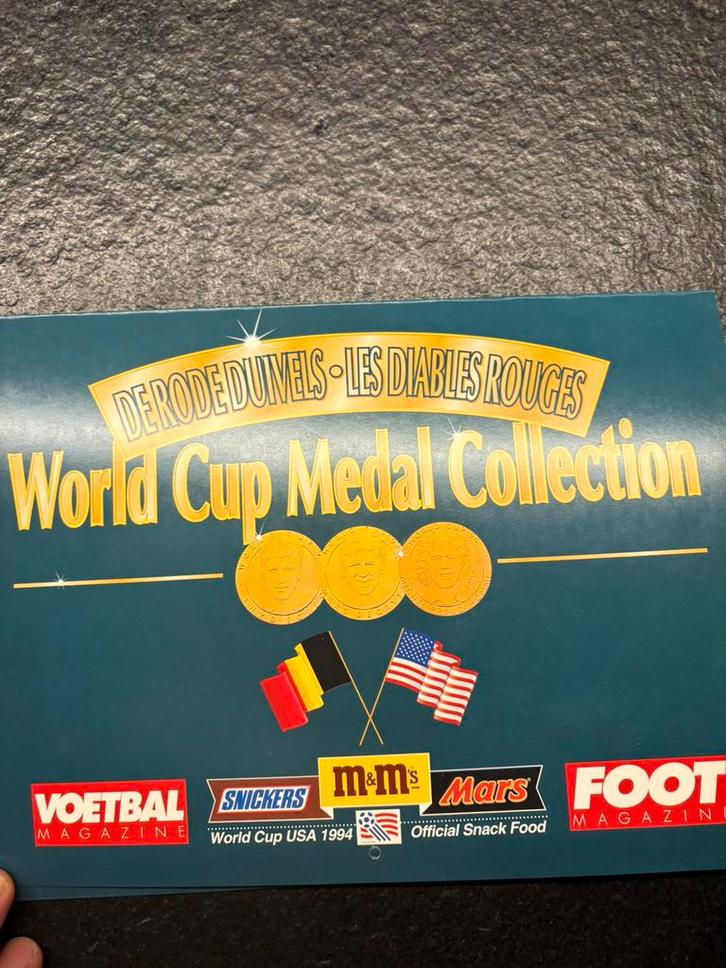 Unieke munten/Medailes, Rode Duivels Wereldbeker, 1994, Verzamelen, Sportartikelen en Voetbal, Zo goed als nieuw, Ophalen