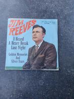 Single - Jim Reeves – I Heard A Heart Break Last Night / Gol, 7 inch, Single, Ophalen of Verzenden, Zo goed als nieuw