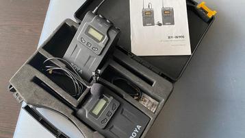Boya UHF Lavalier Microfoon Draadloos BY-WM6, Muziek en Instrumenten, Ophalen, Zo goed als nieuw, Overige typen, Draadloos