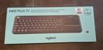 Logitech K400 Plus - AZERTY draadloos toetsenbord met touchp, Logitech, Ophalen of Verzenden, Draadloos, Multimediatoetsen