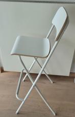 Chaises de bar blanches, 4 krukken, Ophalen, Zo goed als nieuw, 60 tot 90 cm