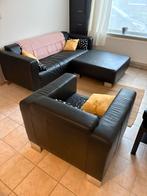 Salon in imitatieleder, Huis en Inrichting, Ophalen, Zo goed als nieuw