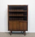 Zweedse vintage boekenkast, Huis en Inrichting, Kasten | Boekenkasten, Ophalen, Met deur(en)