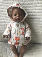 277. Babyborn: Nieuw gewatteerd jasje met vosjes, Ophalen of Verzenden, Nieuw, Babypop