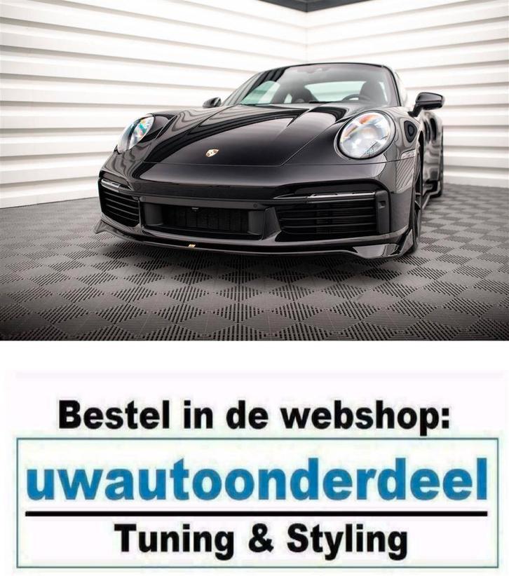 Maxton Design Spoiler Splitter Lip Voor Porsche 911 Turbo S, Auto diversen, Tuning en Styling, Verzenden
