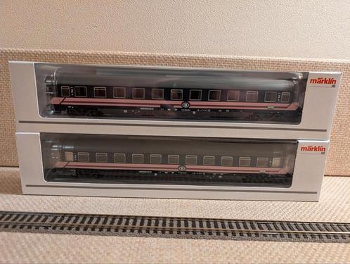 NMBS SNCB Märklin 43525 x2I6 Bc11Slaap / Ligrijtuig, Hobby en Vrije tijd, Modeltreinen | H0, Nieuw, Wagon, Wisselstroom, Märklin