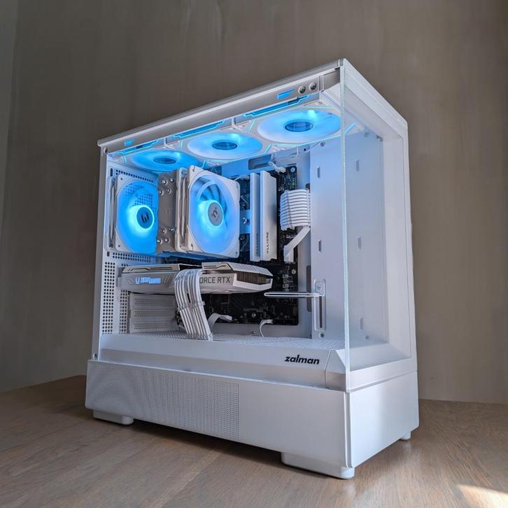 Witte Gaming PC met RTX 3070, Intel I5 13400F en 32GB, Computers en Software, Desktop Pc's, Nieuw, 4 Ghz of meer, SSD, 32 GB, Gaming