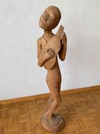 Houten beeld uit Haïti H 115cm, Antiek en Kunst, Ophalen