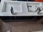Meuble double vasques avec robinetterie, Maison & Meubles, Enlèvement