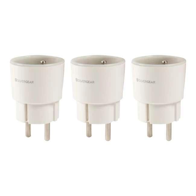 Slimme stekker met wifi en aardingspin - 3-pack, Bricolage & Construction, Électricité & Câbles, Comme neuf, Prise de courant