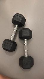 Twee dumbbells van 5kg, Sport en Fitness, Ophalen, Gebruikt