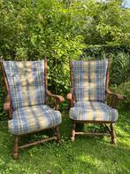 2 herenstoelen vintage grote zetels stoelen, Ophalen