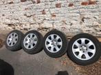 4 originele Audi-velgen (5x112) + 195-65 R15 91V-banden, Auto-onderdelen, Banden en Velgen, Ophalen, Band(en)