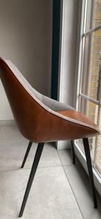 6 stoelen half leder, Ophalen, Zo goed als nieuw
