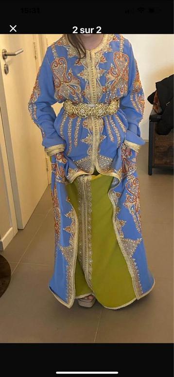 Caftan a vendre, Enlèvement, Comme neuf, Bleu